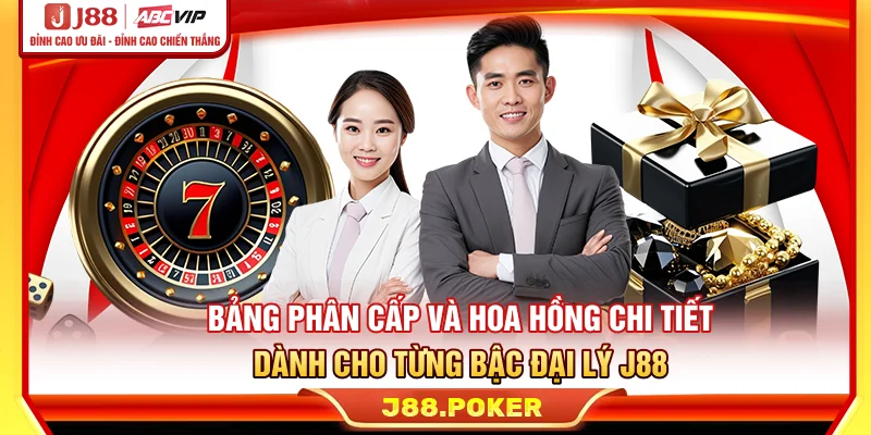 Bảng phân cấp và hoa hồng chi tiết dành cho từng bậc đại lý J88