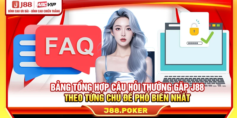 Tổng hợp câu hỏi thường gặp J88 theo từng chủ đề phổ biến nhất