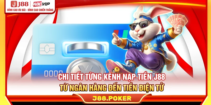 Chi tiết từng kênh nạp tiền J88 từ ngân hàng đến tiền điện tử