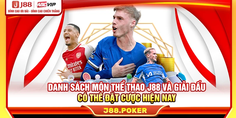 Danh sách môn thể thao J88 và giải đấu có thể đặt cược hiện nay